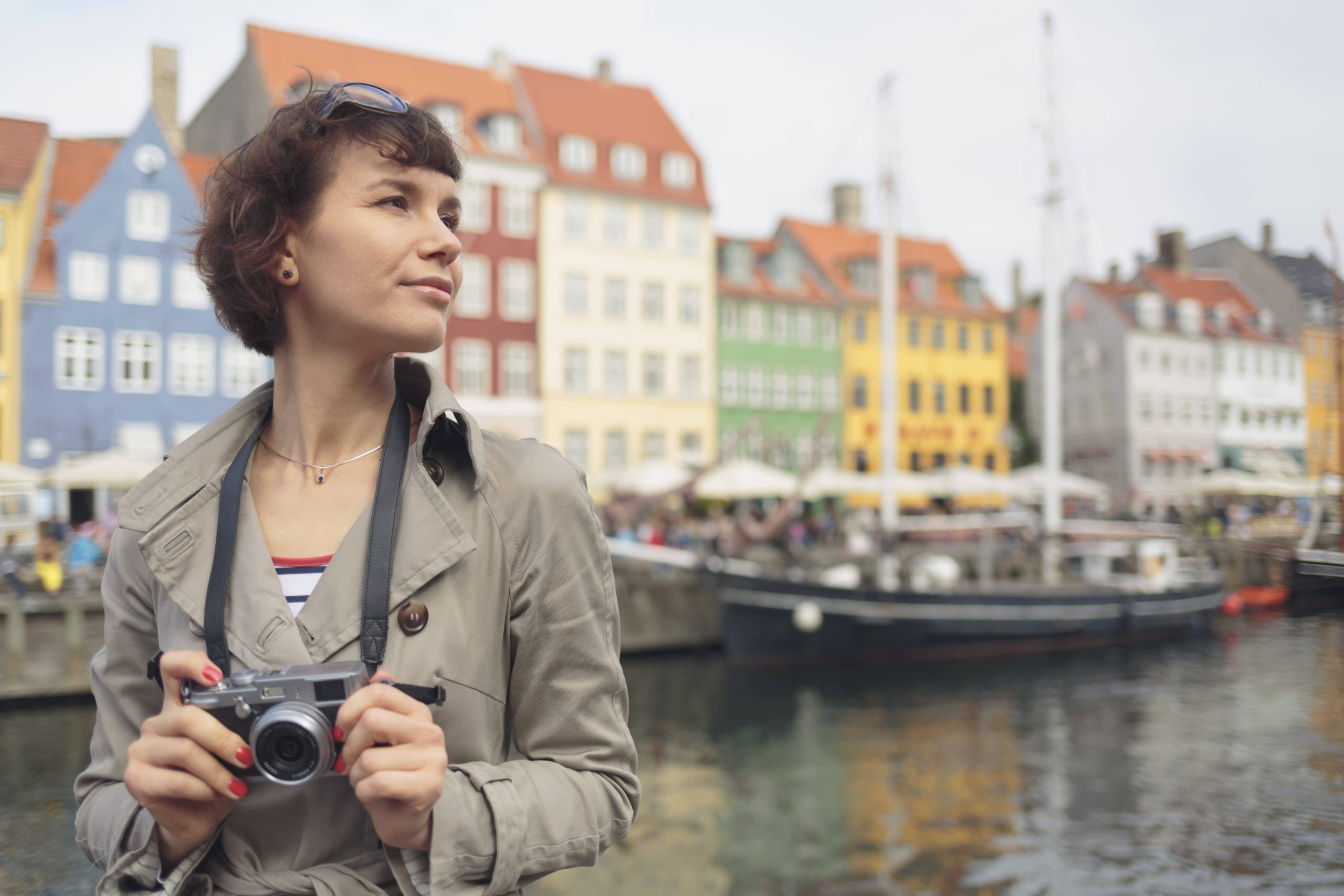Tourist in Nyhavn, Copenhagen