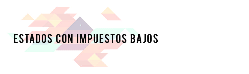 Estados sin o con bajos impuestos, Estados Unidos