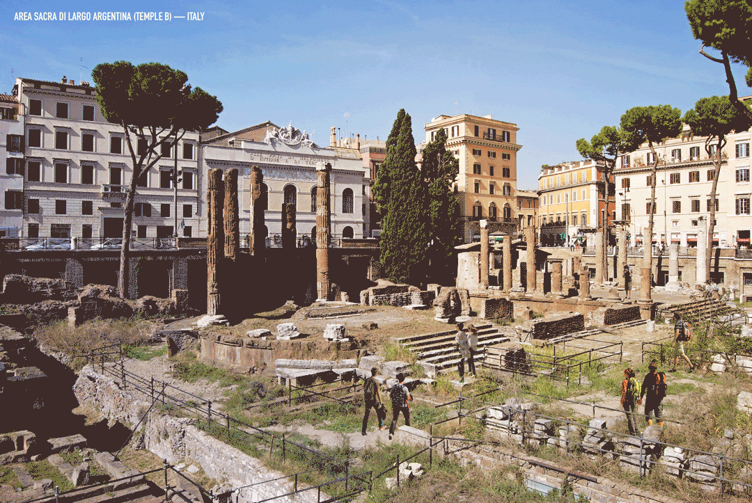 La Area Sacra di Largo Argentina... Templo B, en Roma