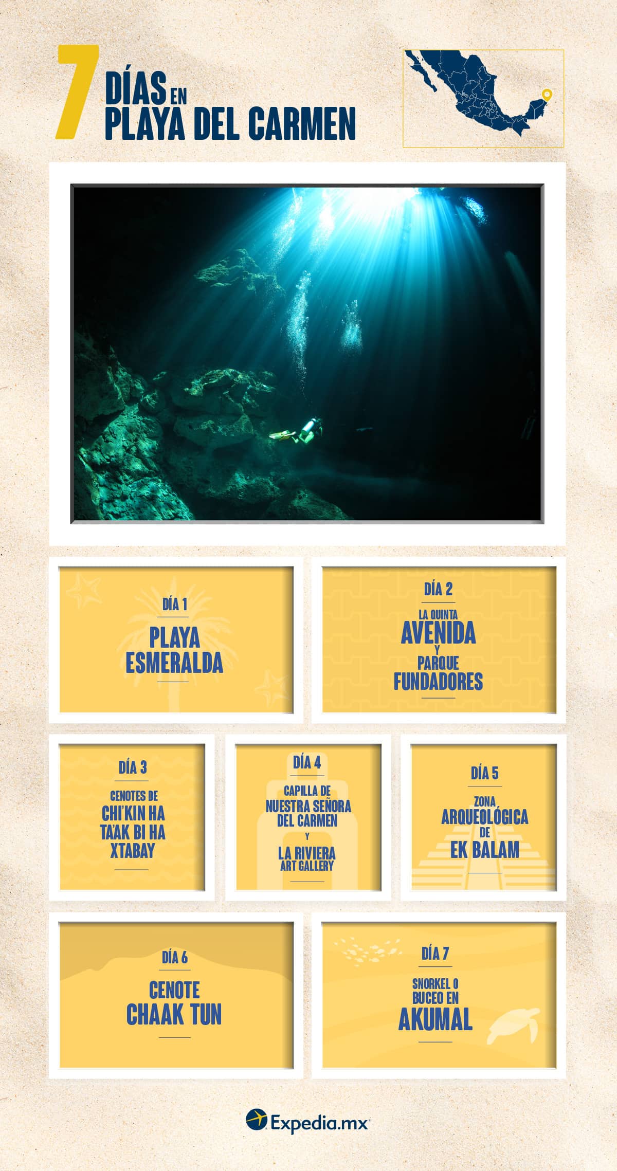 7 días en Playa del Carmen