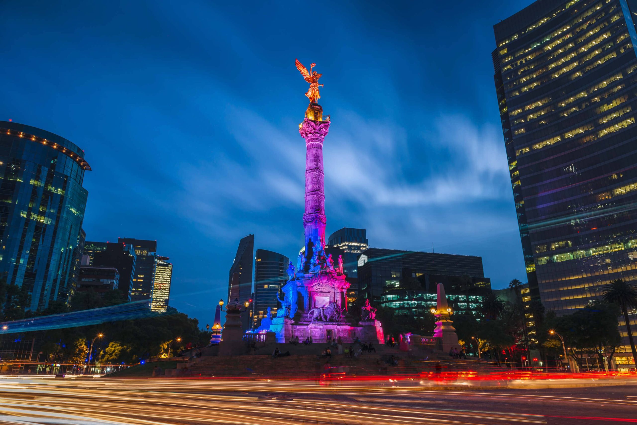 Monumento a la independencia en la Ciudad de México