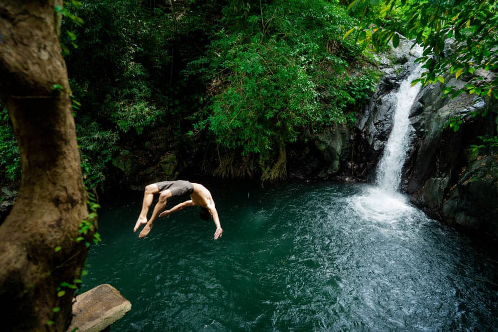 Barranquismo en Bali, Indonesia