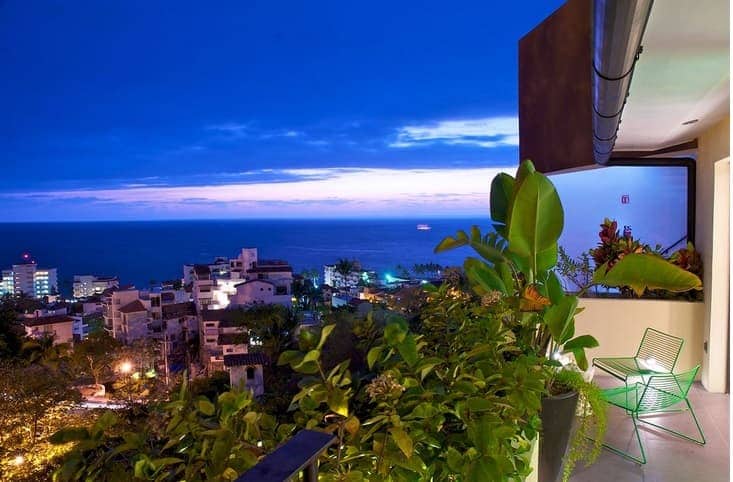 Vista desde balcón. Foto: Hotel Casa Cúpula