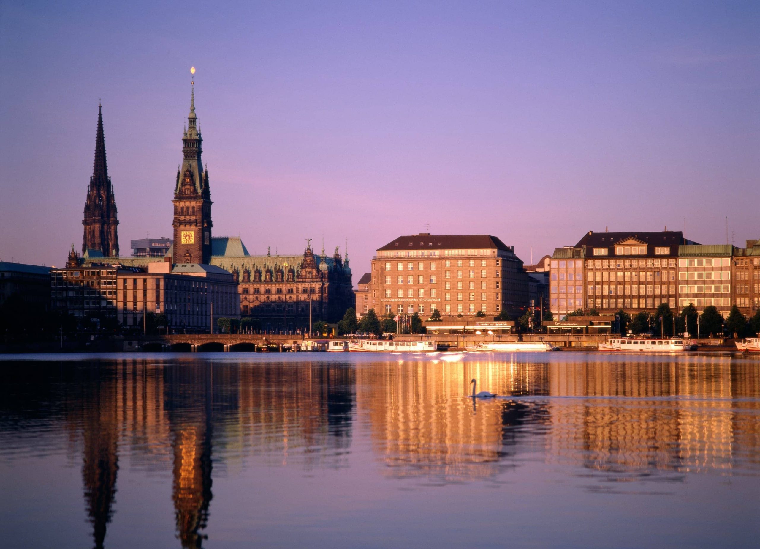 Lago Binnenalster, Hamburgo