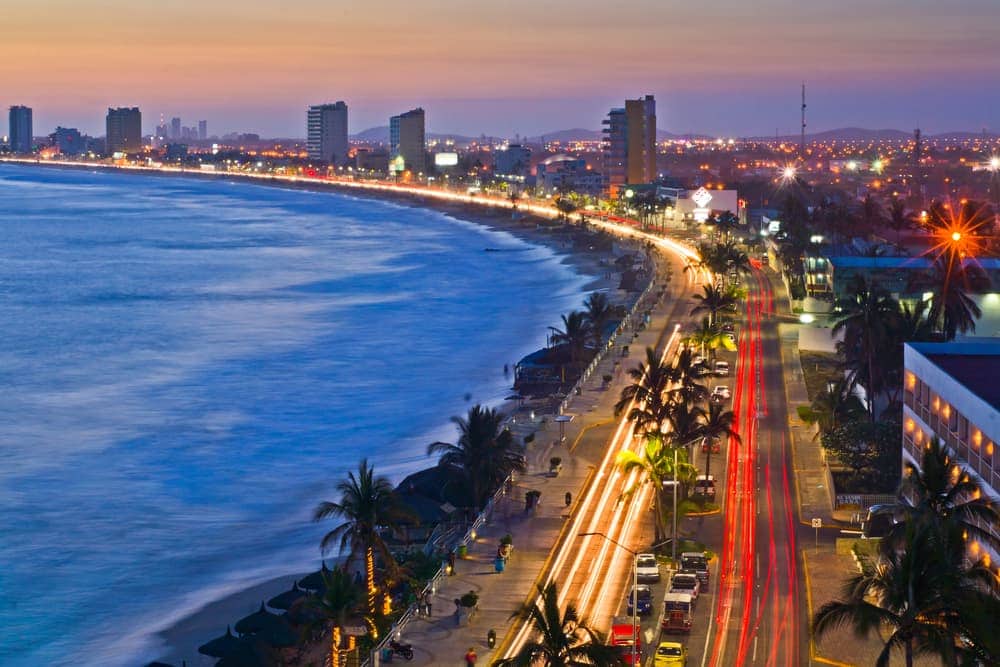 una playa de Mazatlán