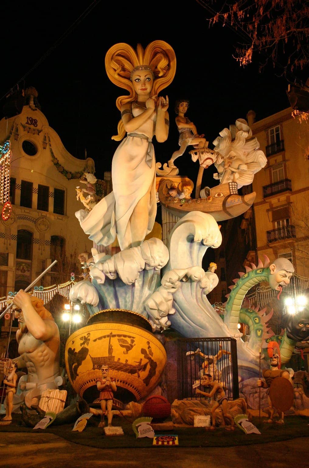 Fallas en Valencia, España