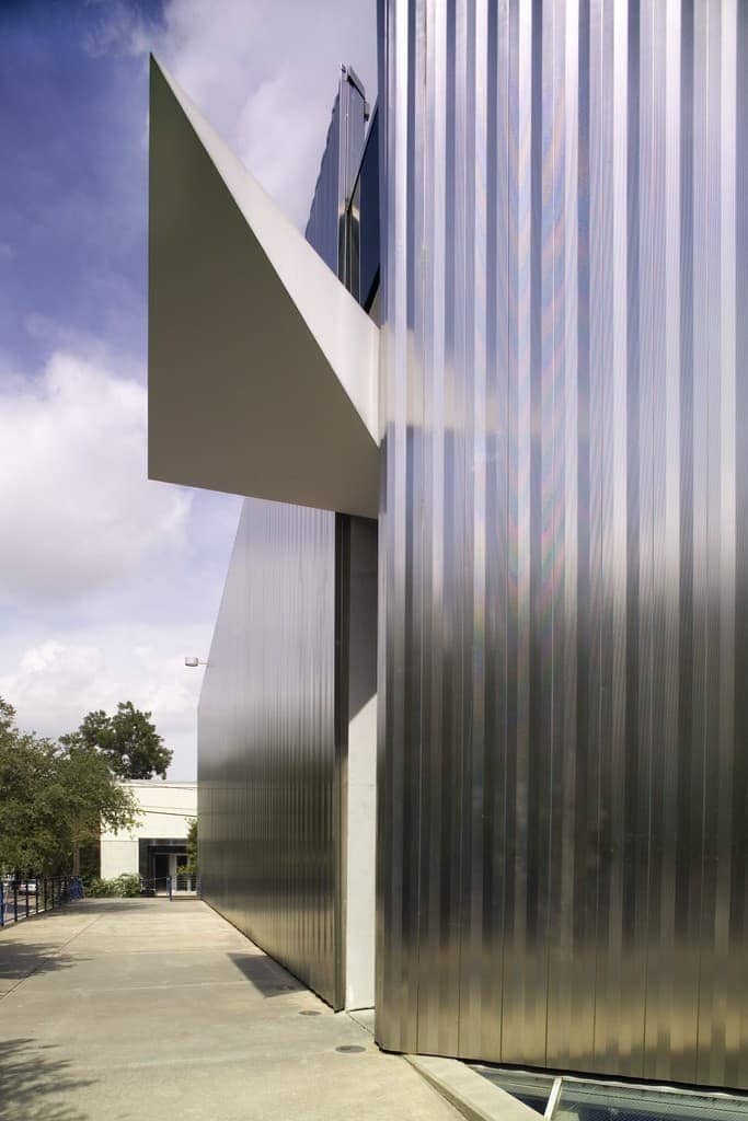 Exterior del Edificio de la Colección Menil del arquitecto Renzo Piano