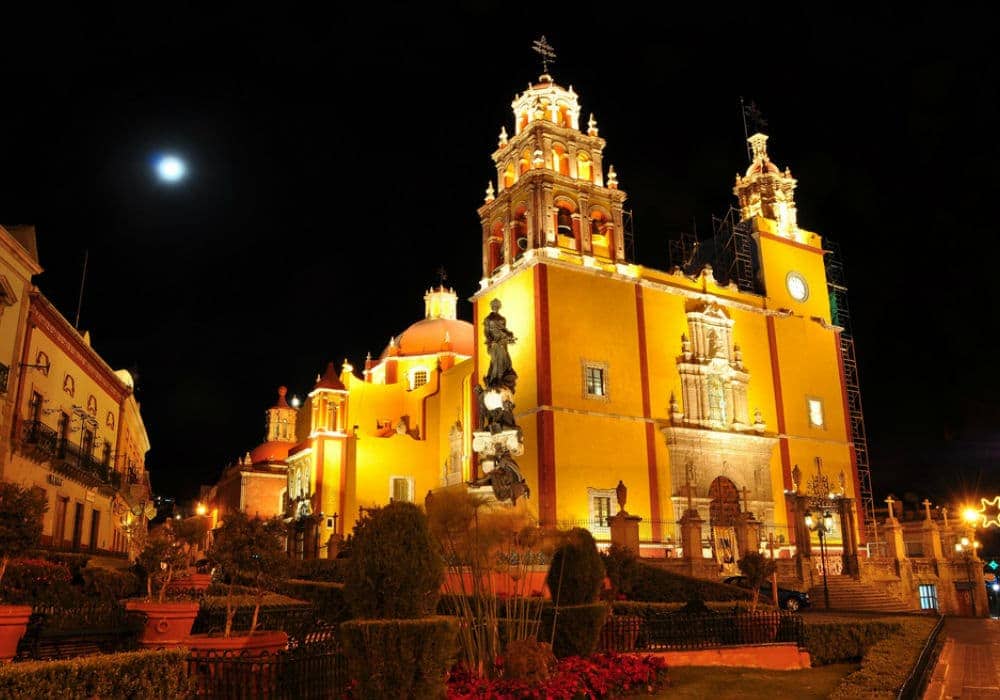 el centro histórico de Guanajuato
