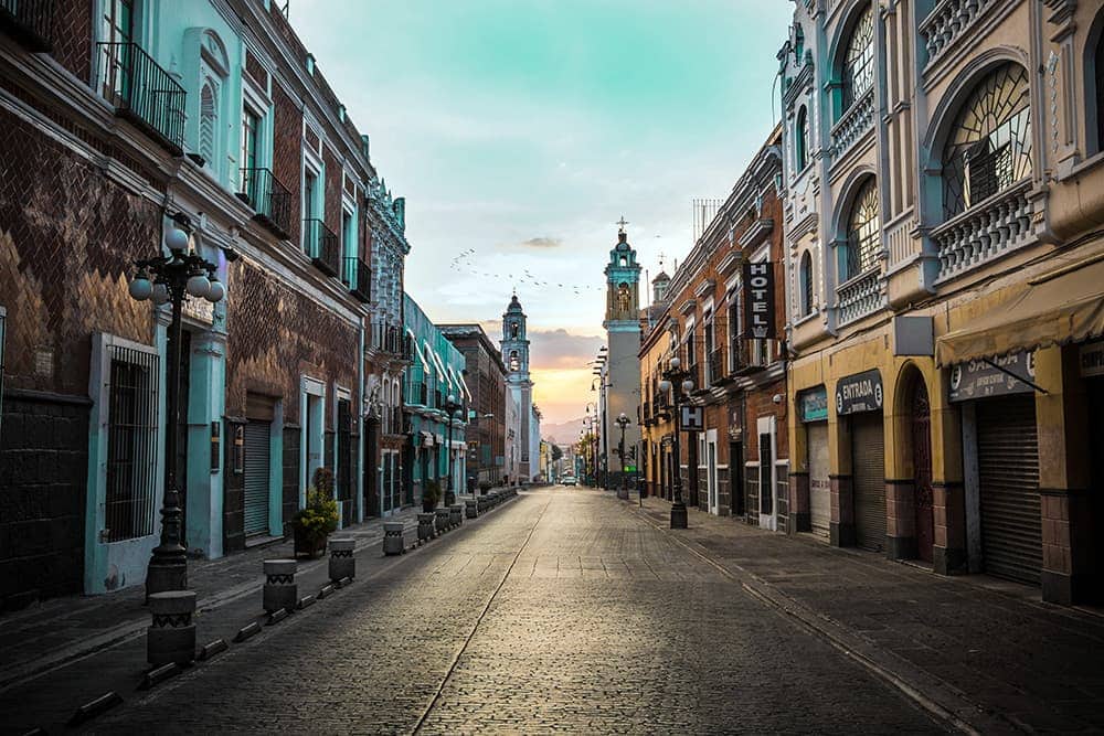 Beautiful city of Puebla