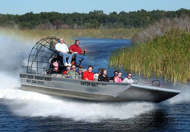 boat in the everglades