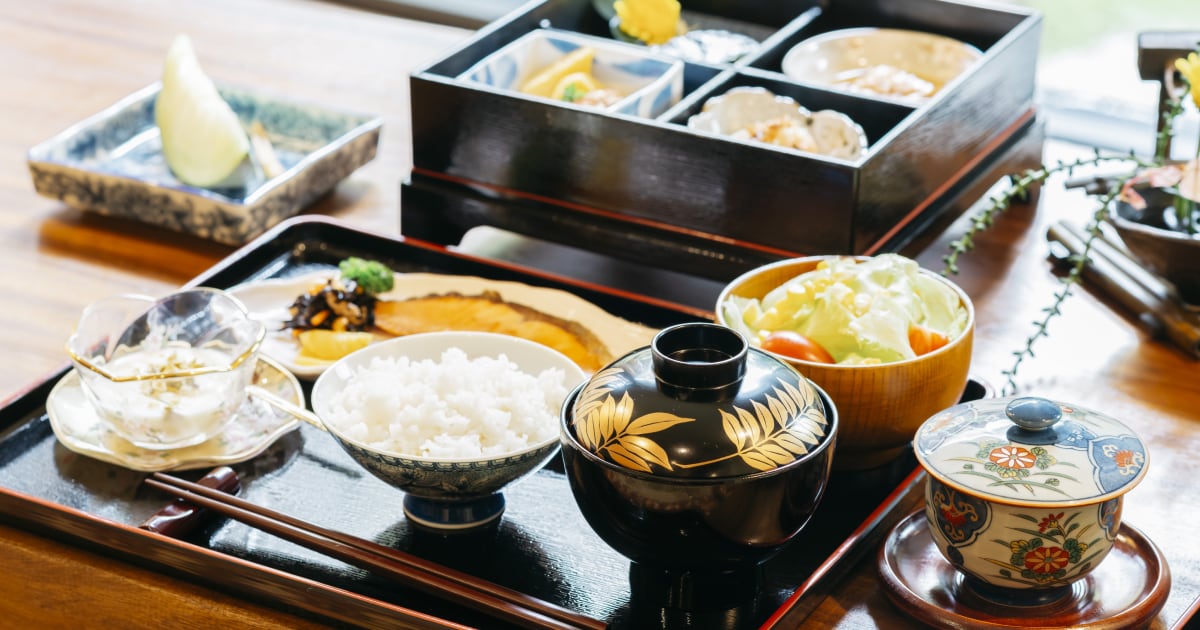 Desayuno tradicional de Japón