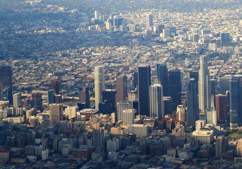 vista de Los Angeles, California