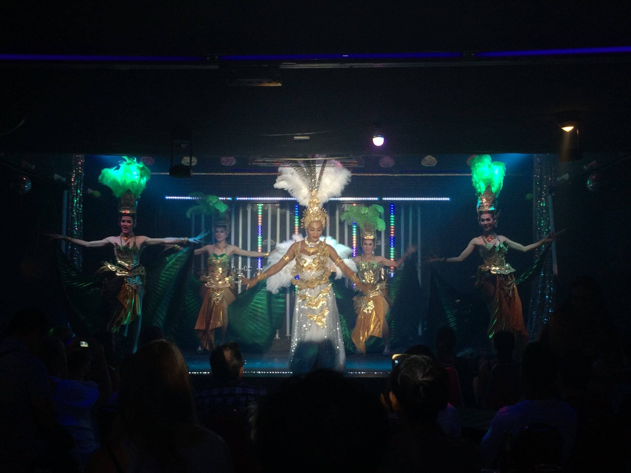 Lady-boy cabaret en Chiang Mai