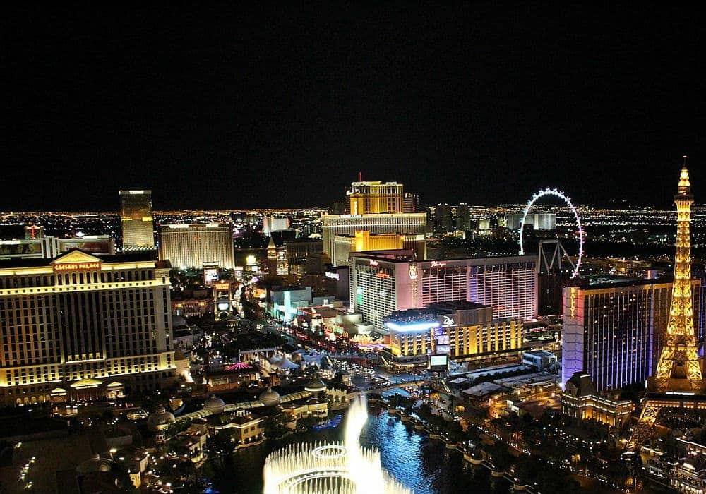 Las Vegas en la noche