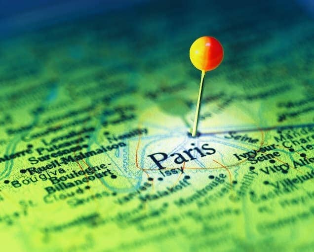 Mapa Paris