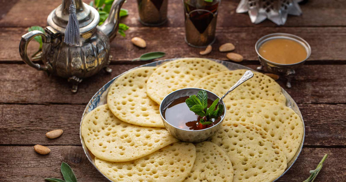 Beghrir y té de menta, Marruecos