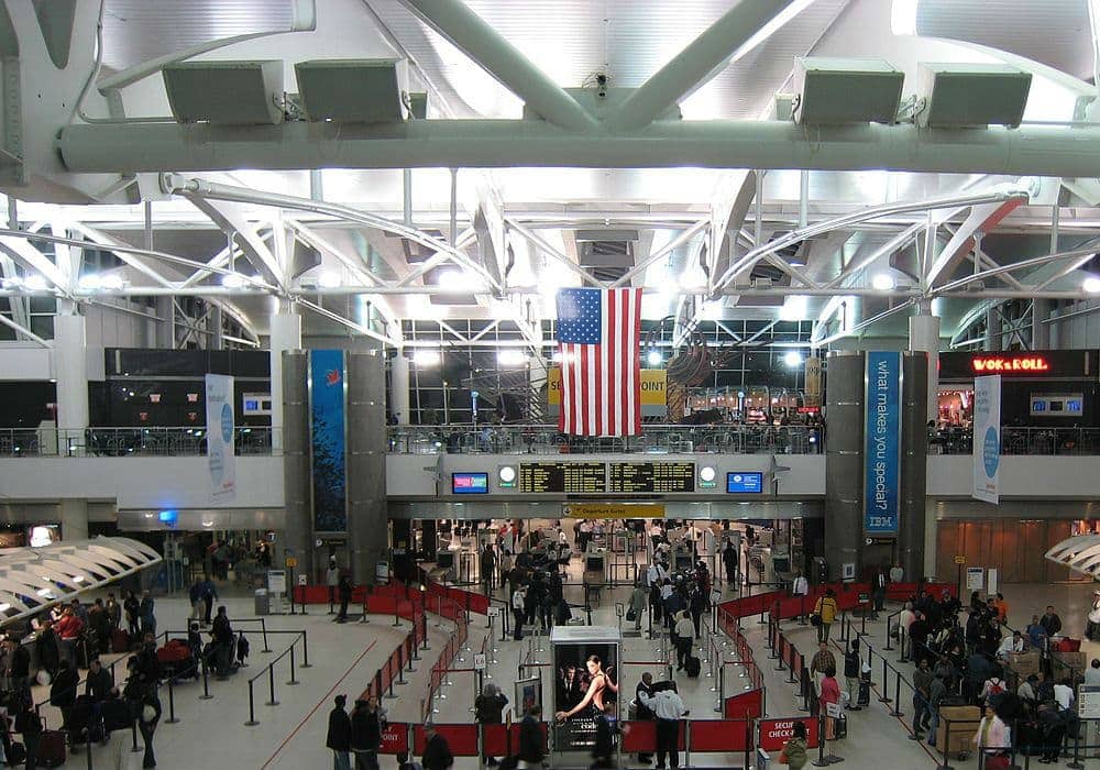 terminal 1 del aeropuerto JFK en Nueva York