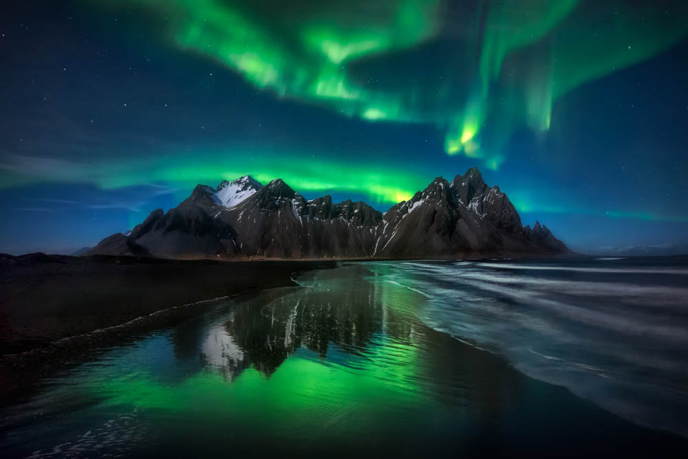 Contempla la aurora boreal en Islandia 