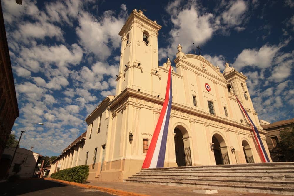 Catedral en Paraguay. Foto: Shutterstock