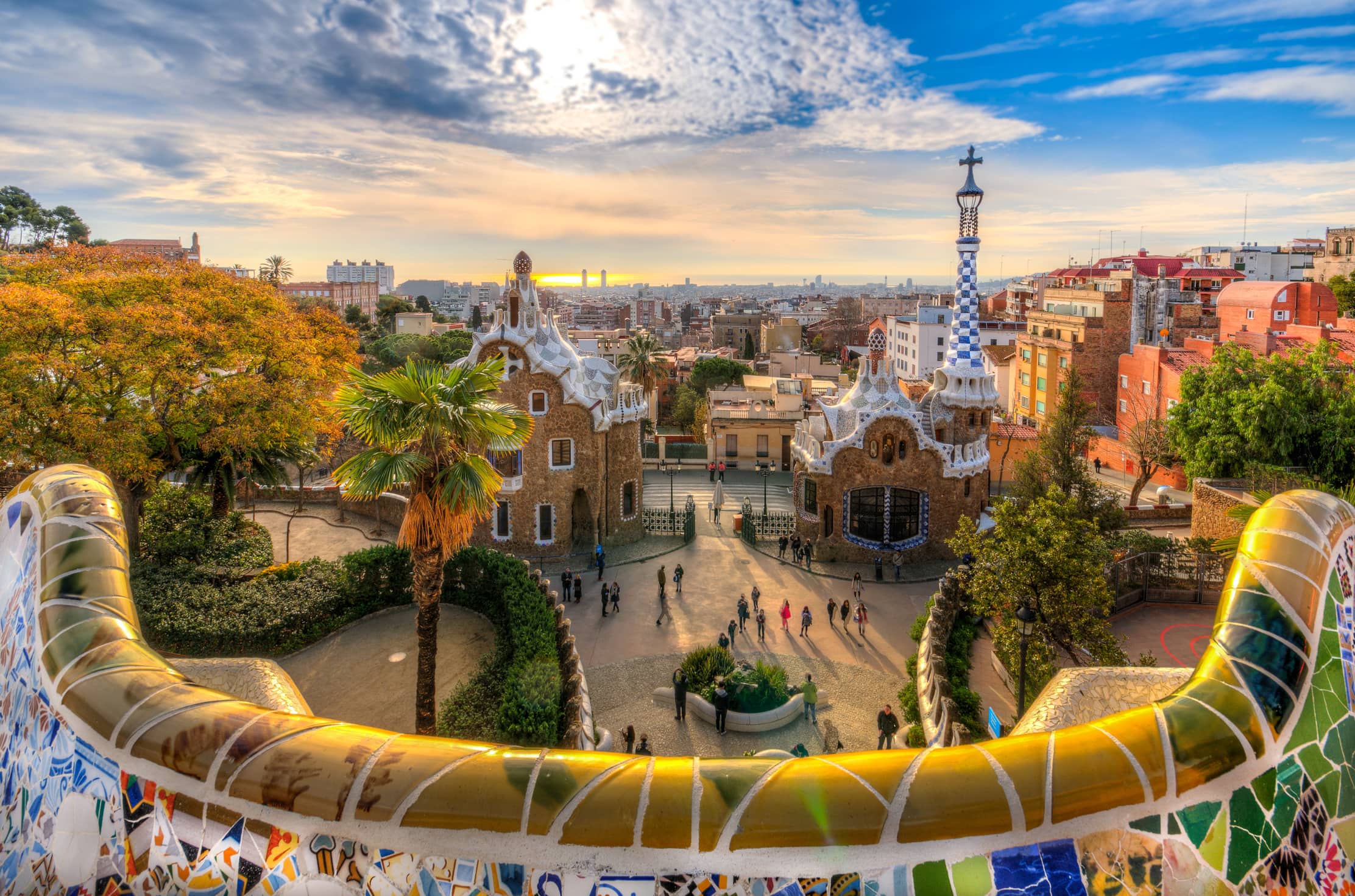 Parque Güell en Barcelona