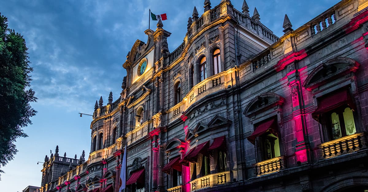 Ciudad bonita de Puebla