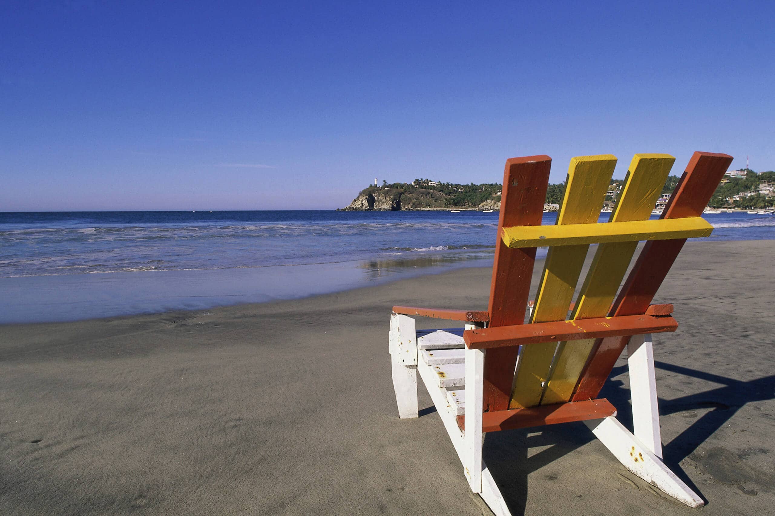Playa de Puerto Escondido, en Oaxaca