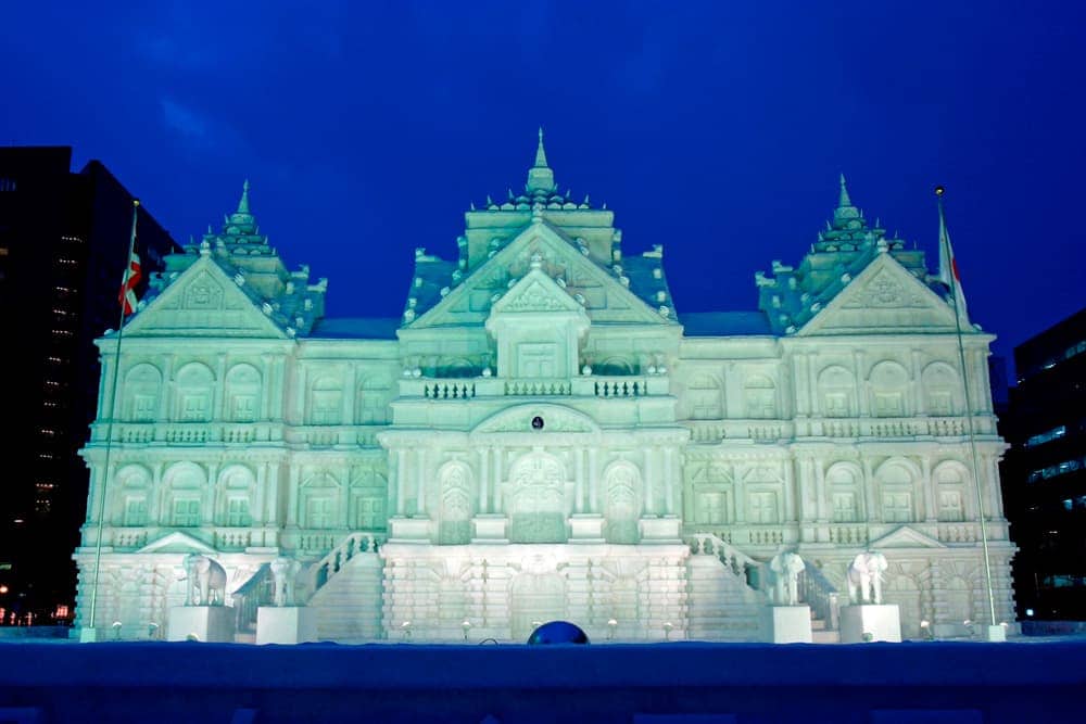 Snow Festival in Sapporo, Japan Photo: welcome.city.sapporo.jp