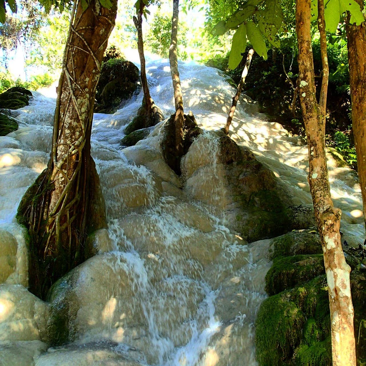 Sticky Falls en Chang Mai, Tailandia
