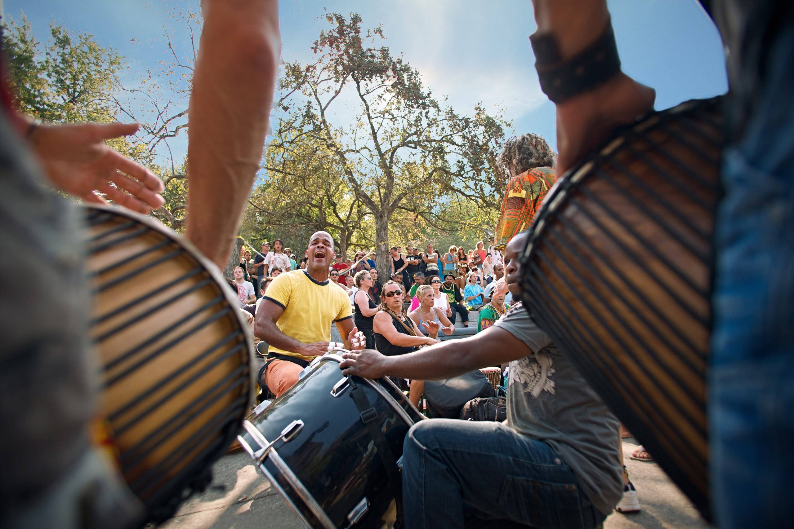 música en las calles de Montreal