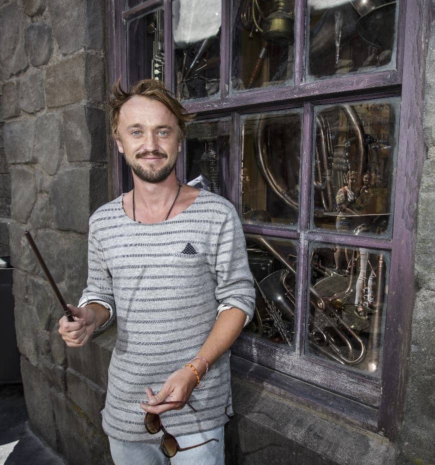 Tom Felton in Land - WWoHP at USH