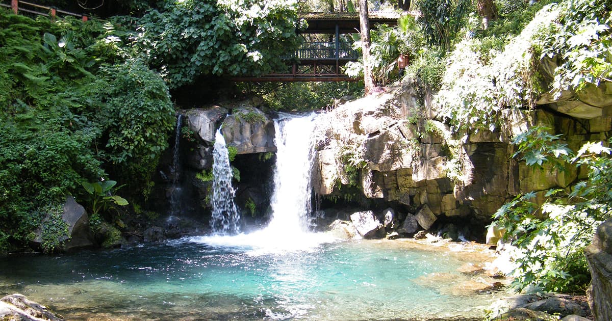 Cascada en México Uruapan en el Estado de Michoacán
