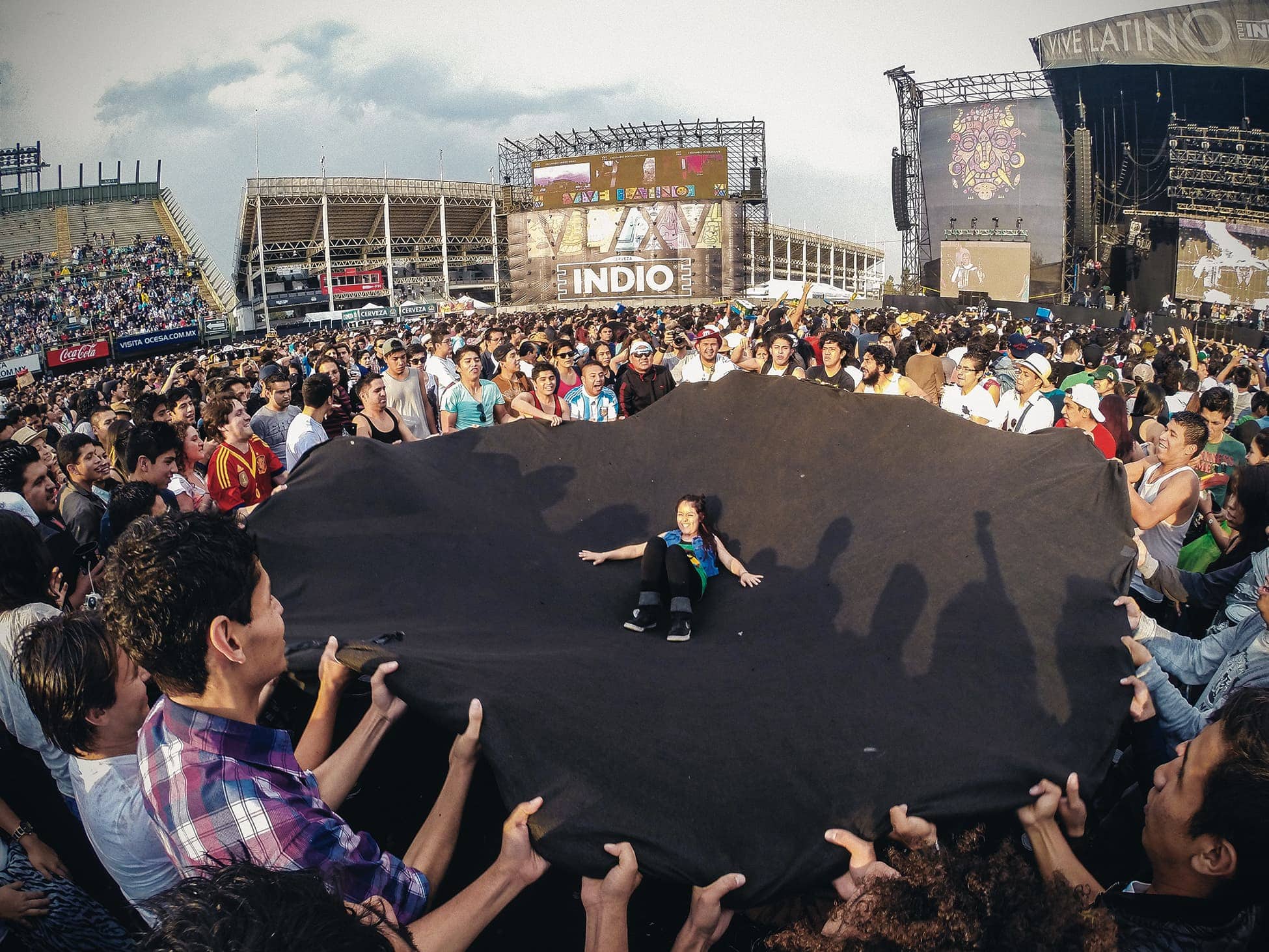 Vive Latino en el Foro Sol de la ciudad de México. Foto: Instagram @BelenG12