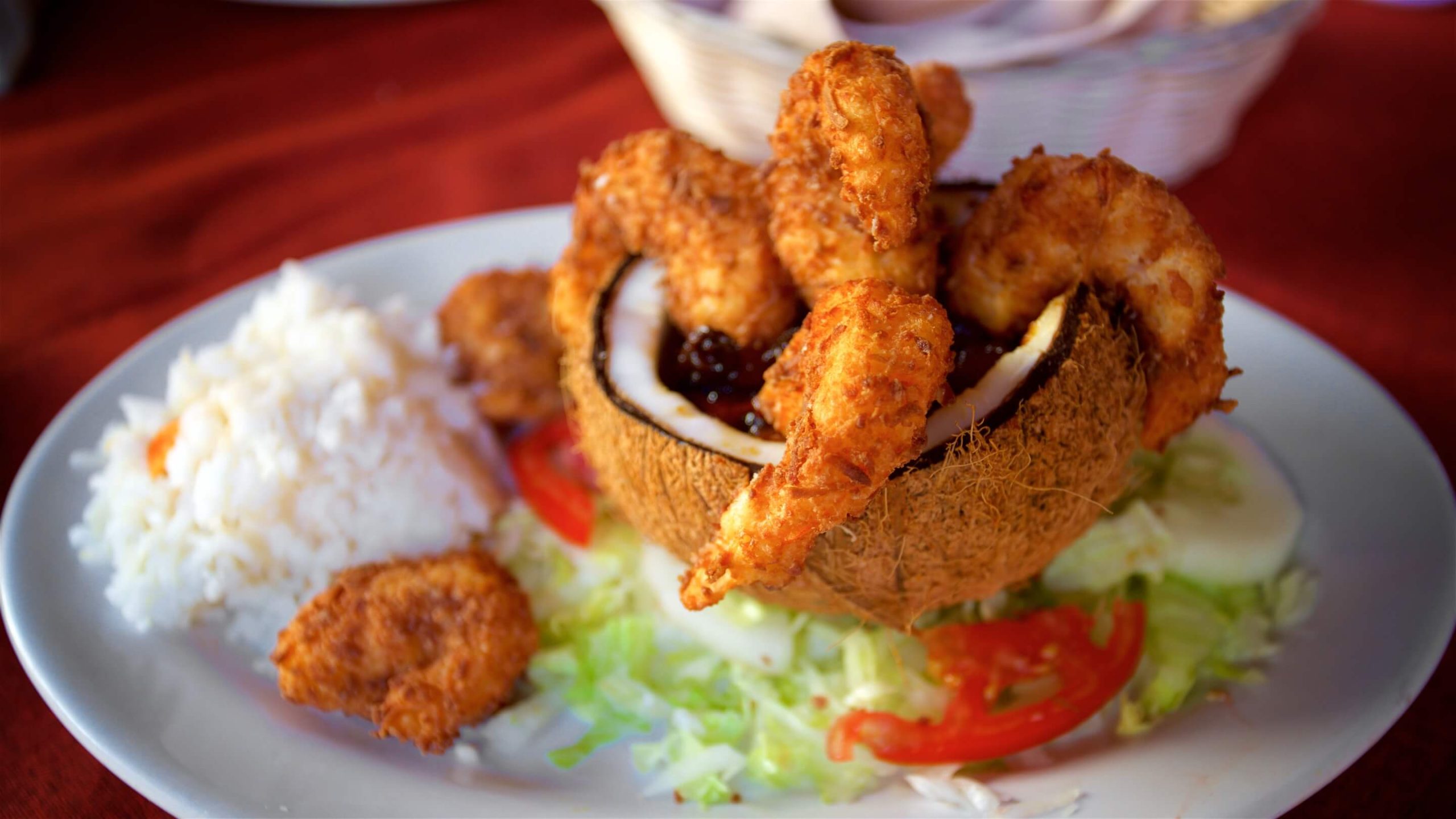 Gastronomía mexicana: camarones al coco