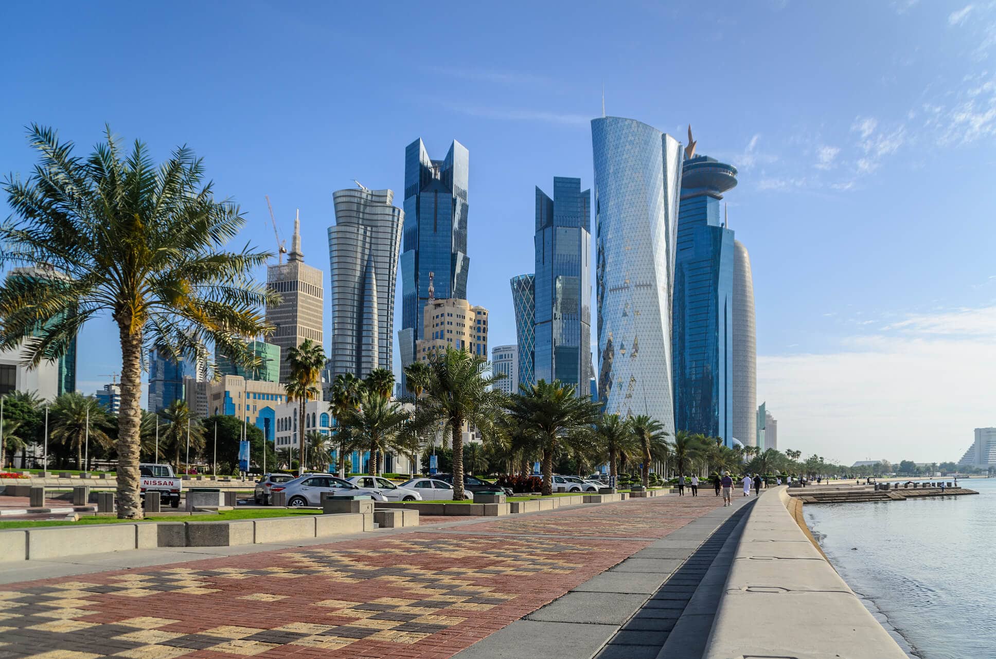 Corniche en Doha, Qatar