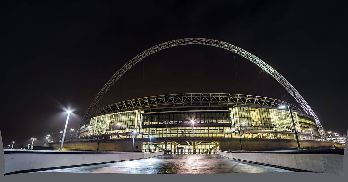 Wembley Stadium in England