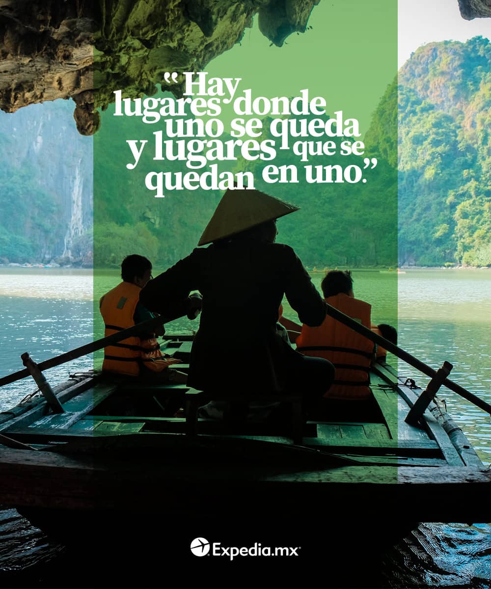 Frases para conocer lugares