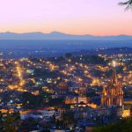 puesta del sol en San Miguel de Allende