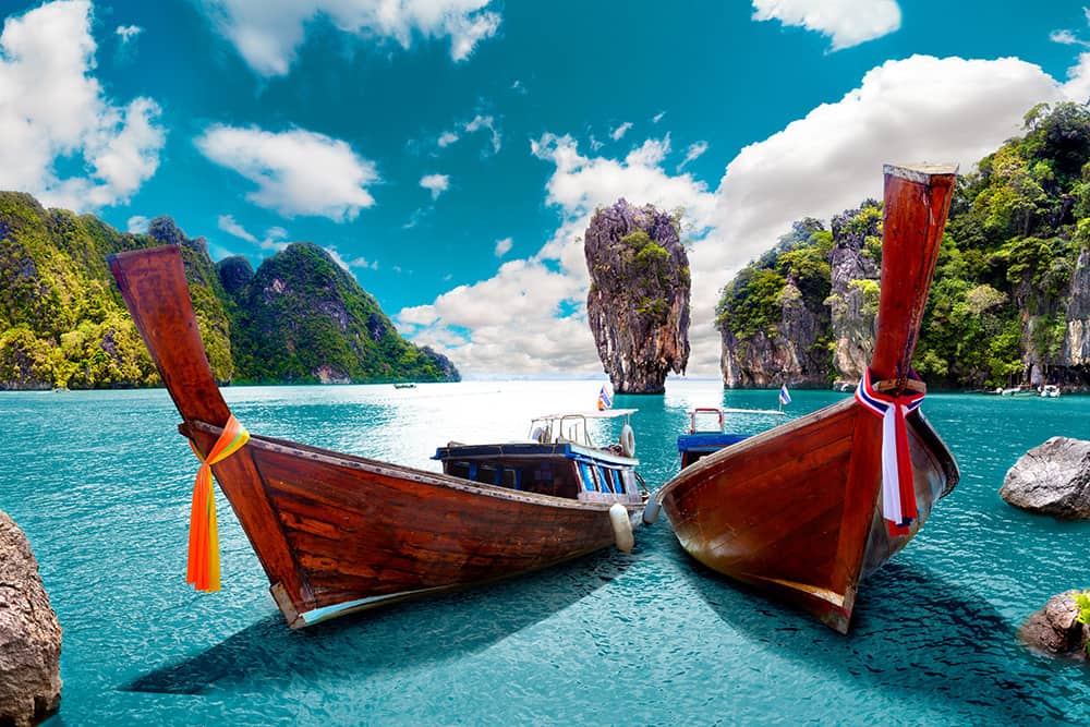 Hermosa vista en Tailandia Tailandia para vacaciones