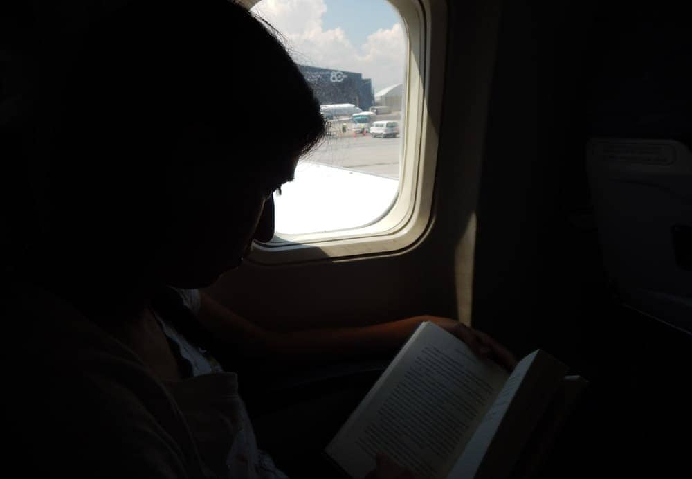 Un buen libro hará que tu vuelo sea más corto. Foto: Vero Tipsdeviajero