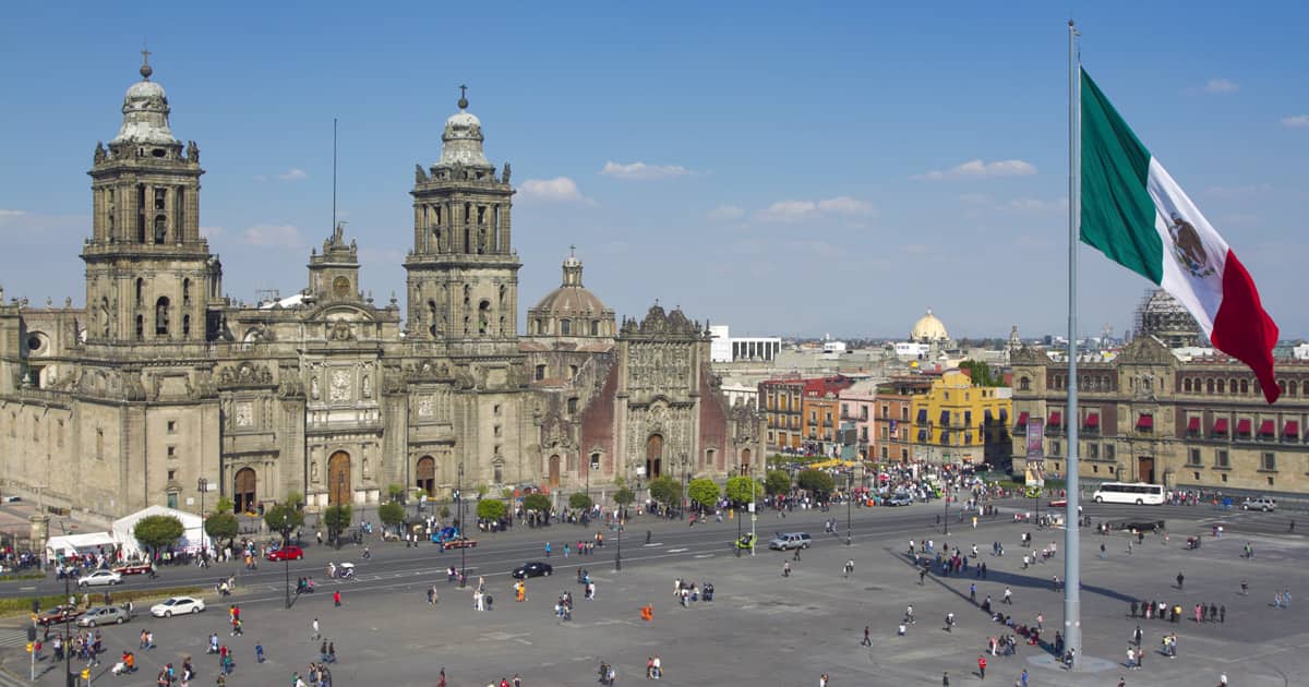 Zócalo en la Ciudad de México