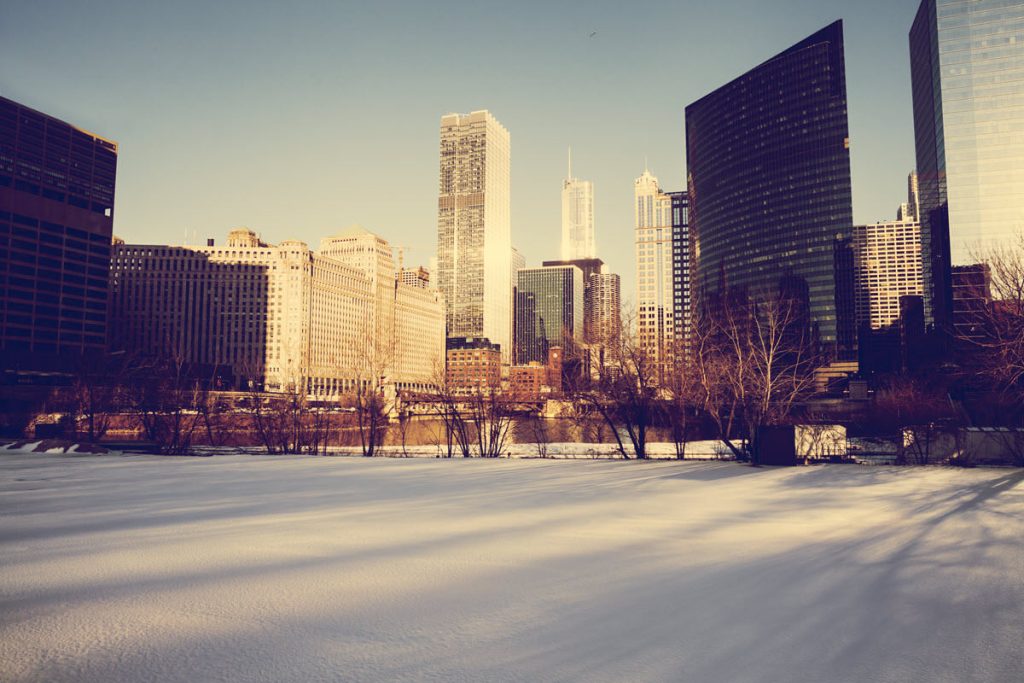 Navidad con nieve: Chicago